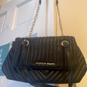Christian Siriano Black Shoulder bag
